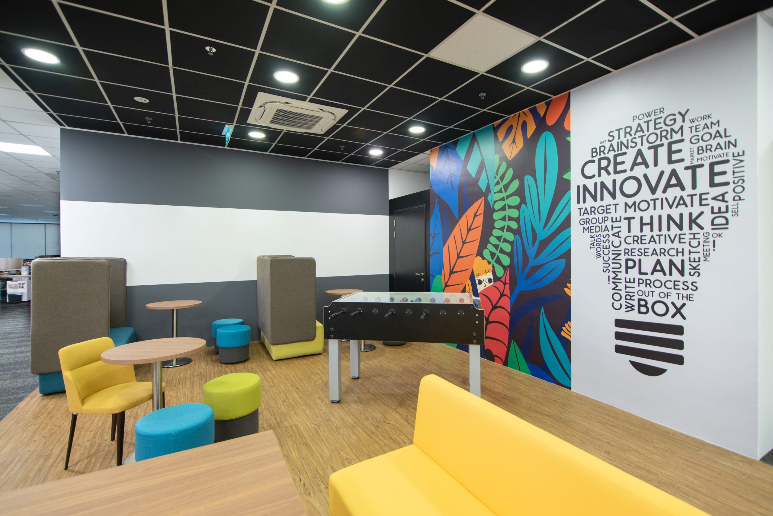 NTUC Bras Basah Azure Commercial and Office Interior Design