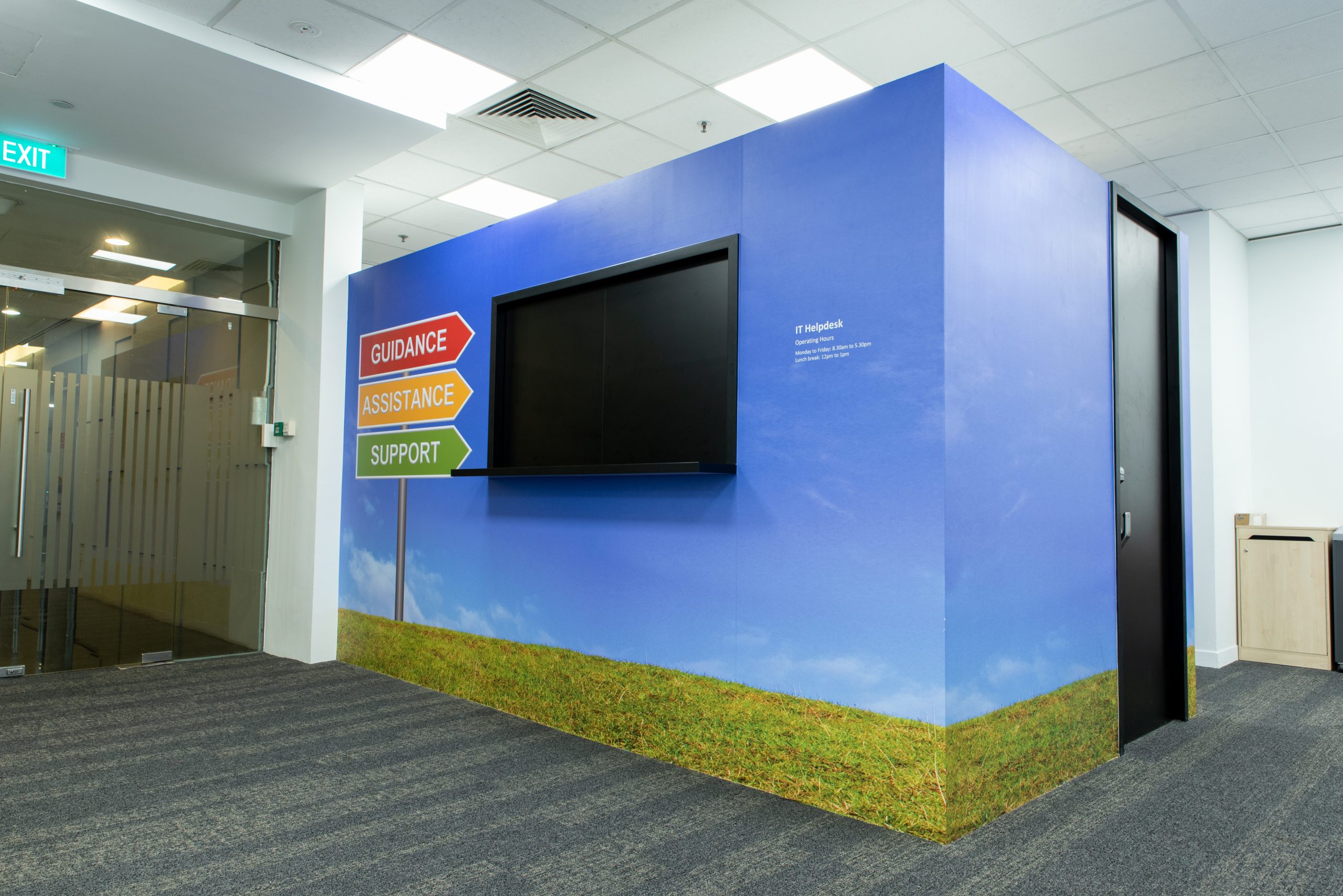 NTUC Bras Basah Azure Commercial and Office Interior Design